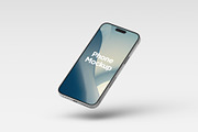 2 Floating iPhone 14 Pro Max Mockups, an iPhone Mockup by DreamVisuals (Thumbnail 2 of 2)