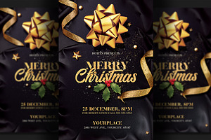 Christmas Invitation | Psd Flyer, a Flyer Template by Hotpin