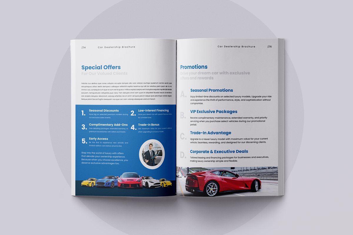 Car Dealership Brochure, a Brochure Template by ArtisticLand (Photo 9 of 10)
