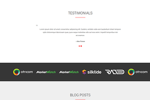 Designer - OnePage WordPress Theme