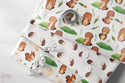 POND and FOREST. Beaver, deer, bird, an Animal Illustration by OlliArtDesign (Thumbnail 6 of 7)