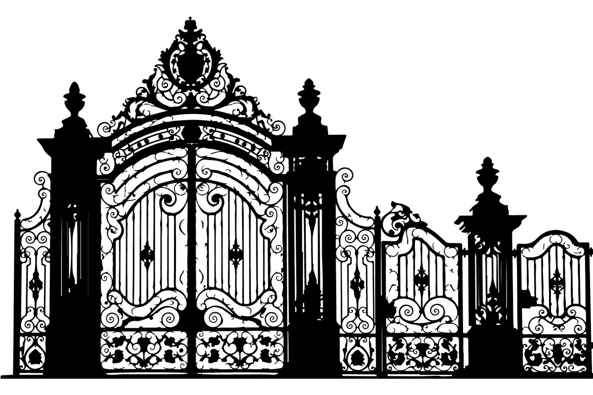 Decorative Iron Gate Bundle, a Decorative Illustration by Designer_Momina (Photo 2 of 26)