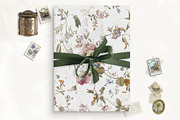 Vintage Floral Vellum Overlay, an Invitation Template by SilverJoyAtelier (Thumbnail 1 of 2)