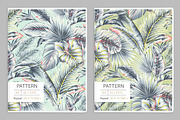 Vector Tropic Chic Pattern Set!, a Pattern Graphic by Pink Linen (Thumbnail 3 of 9)