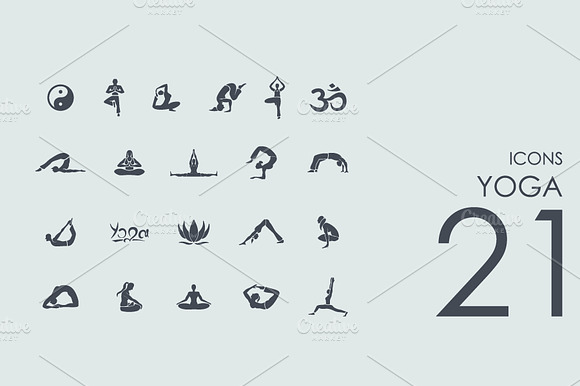 21 Yoga Icons
