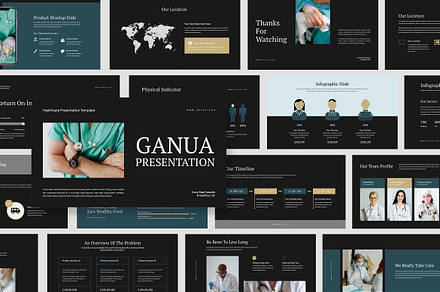 Ganua : Healthcare Keynote, a Presentation Template by Punkl Camp