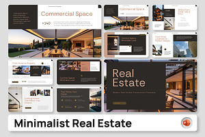 Minimalist Real Estate PowerPoint, a Presentation Template by Premast