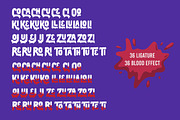 Haluween Fonts | Bloody Effect, a Script Font by Nurmiftah (Thumbnail 8 of 13)