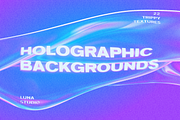 Holographic grainy backgrounds, a Background Graphic by Luna Studio (Thumbnail 1 of 10)