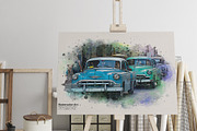 Editable Watercolor Photoshop Effect, an Action Add-On by Photoshop Action (Thumbnail 6 of 17)