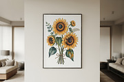 Watercolor Flowers in Soft Pastels, a Decorative Illustration by ForhadGFX (Thumbnail 6 of 11)