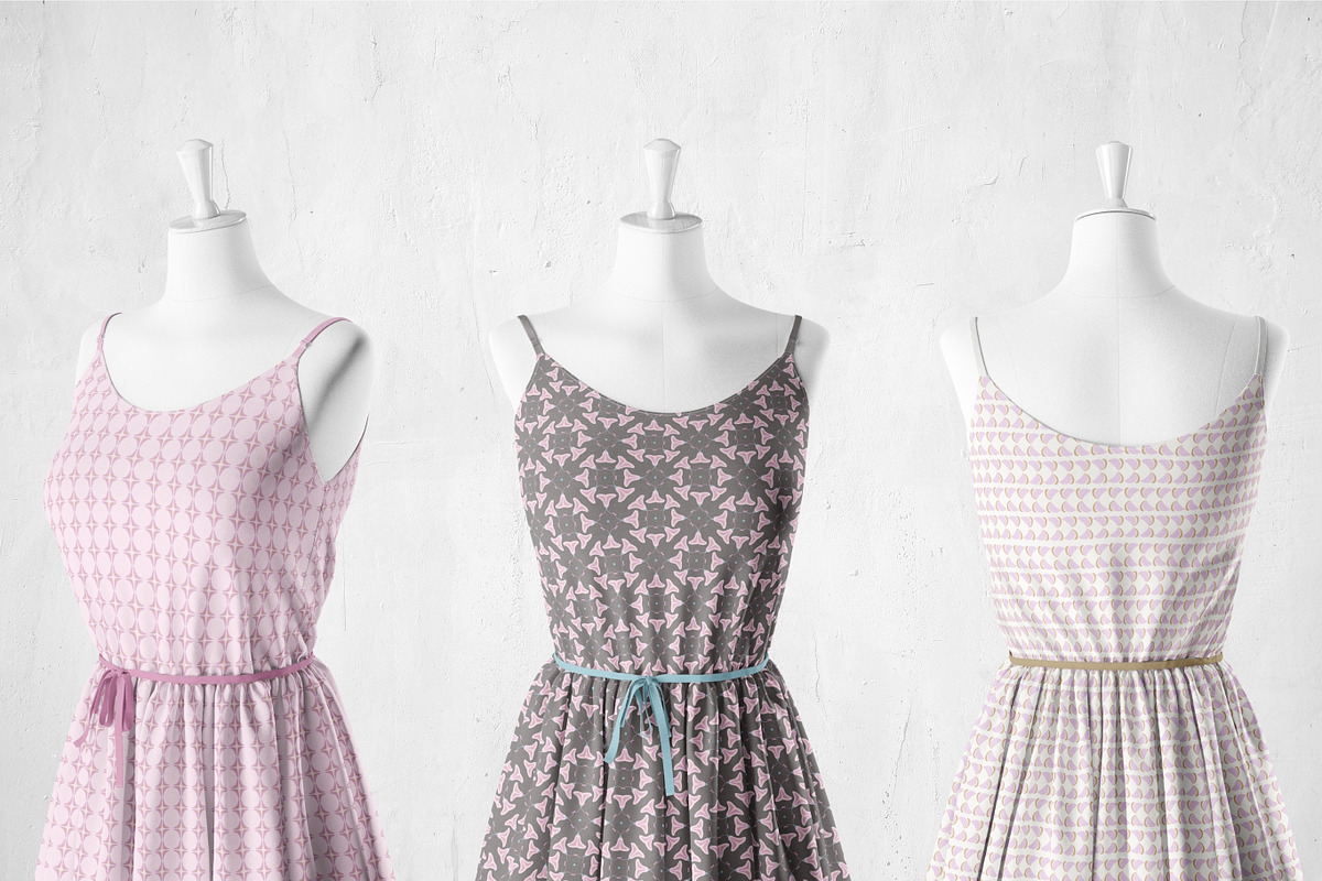 Insects & geometric motifs patterns, a Pattern Graphic by CapriceMeDesigns (Photo 5 of 10)