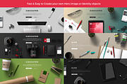 Mockupper Scene Generator topview 4K, a Packaging Mockup by Sentavio (Thumbnail 2 of 12)
