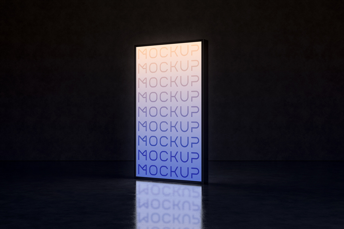 9:16 Digital Signage Screen Mockup, an Advertising Mockup by Design Squad (Photo 2 of 4)