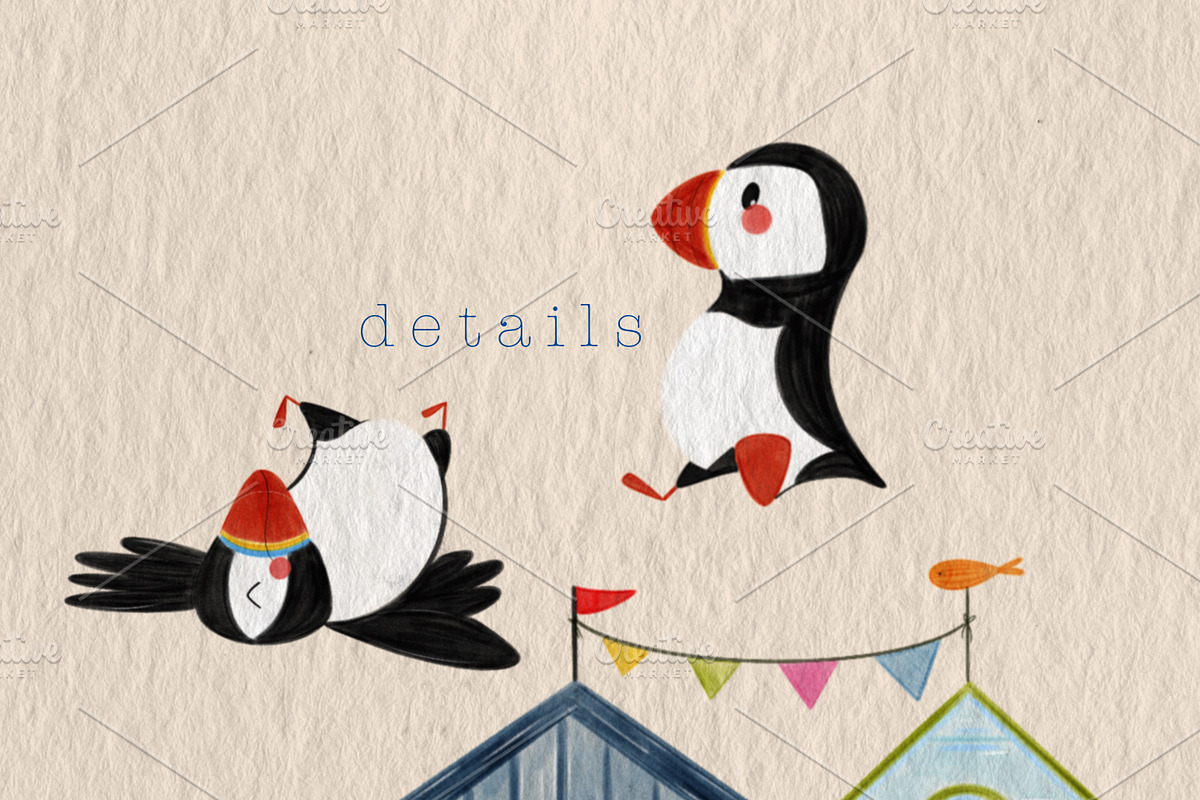 Watercolor Ocean Clipart, an Animal Illustration by Oleksandra Illustrates (Photo 10 of 21)
