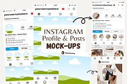 Instagram Profile Mock-up, a Social Media Template by SocialStyleTemplates (Thumbnail 1 of 7)