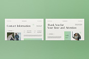 White Green Pitch Deck Google Slide, a Presentation Template by graphicook (Thumbnail 4 of 4)