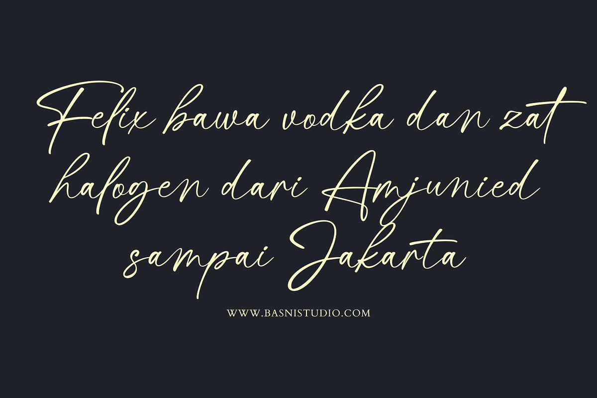 Mastine - Elegant Handwritten Font, a Handwritten Font by Basnistudio (Photo 9 of 16)