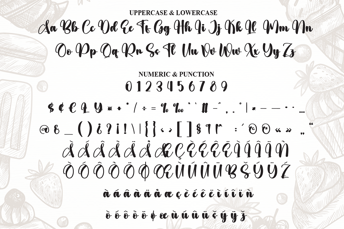 Vintage Cake | Script Font, a Handwritten Font by Scratchones (Photo 7 of 9)