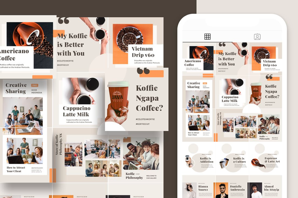 Coffe - Coffe Instagram Template, a Social Media Template by Designspace (Photo 7 of 8)