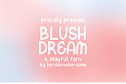 Blushdream Playful Font, a Handwritten Font by Berdansabersama (Thumbnail 1 of 9)
