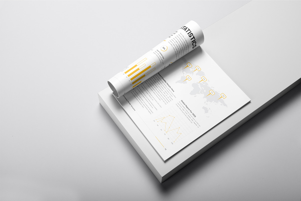 Company Brochure Template, a Brochure Template by DesignCrest (Photo 8 of 12)