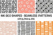 Ink geo patterns, a Pattern Graphic by Wild Rose (Thumbnail 1 of 6)