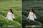 10 Soft Green Lightroom Presets, a Preset Add-On by MEPRESETS (Thumbnail 8 of 9)