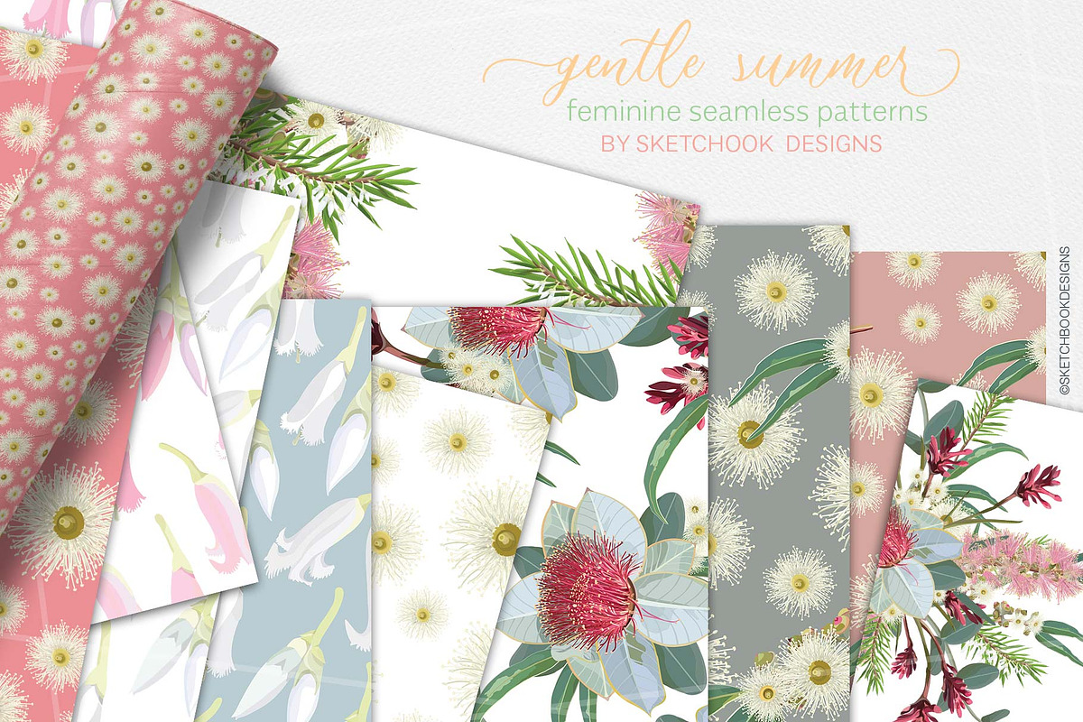 Gentle Summer Australian Wildflowers, an Illustration by Sketchbook Designs (Photo 8 of 14)