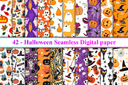 Halloween Digital Paper, a Pattern Graphic by Digital Studio (Thumbnail 1 of 6)
