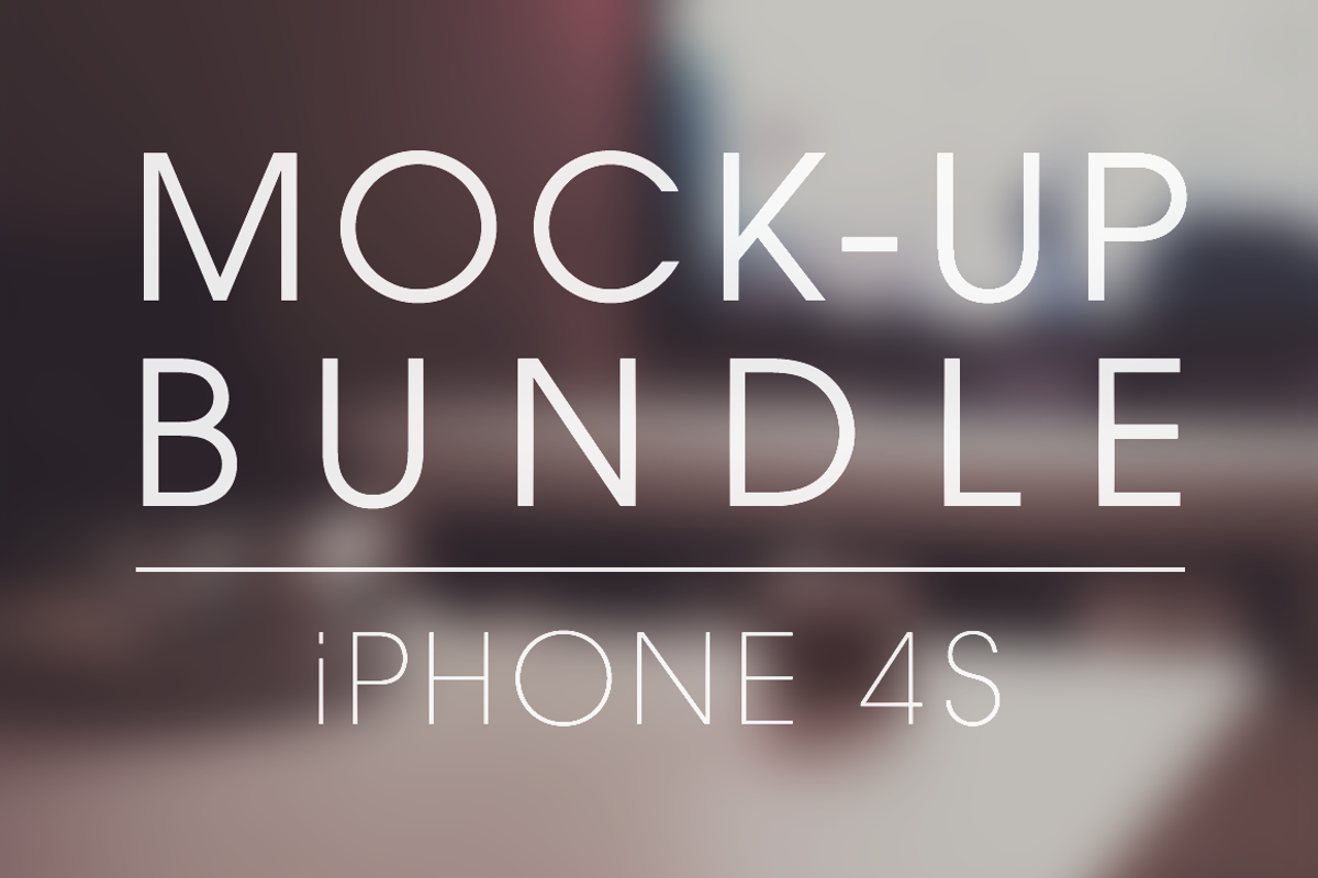 Complete Bundle: iPhone 4S Mock-Ups, an iPhone Mockup by Lucas Alexander (Photo 1 of 5)