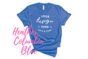 Bella Canvas TShirt Mockups On White, a Shirt Mockup by lock and page (Thumbnail 90 of 92)
