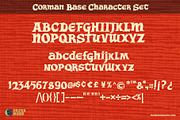 Corman Hand Drawn Celtic Font, a Font by Paper Moon Graphic Supply (Thumbnail 3 of 8)