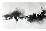 Kesi Co. B&W Ink Wash Art, a Texture Illustration by milatovar (Thumbnail 11 of 20)