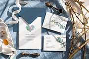 Quartz - Wedding Invitation Suite, an Invitation Template by CinderHeart Designs (Thumbnail 2 of 11)