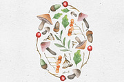 Autumn vibes. Watercolor set, a Decorative Illustration by Maria's little shop (Thumbnail 5 of 10)