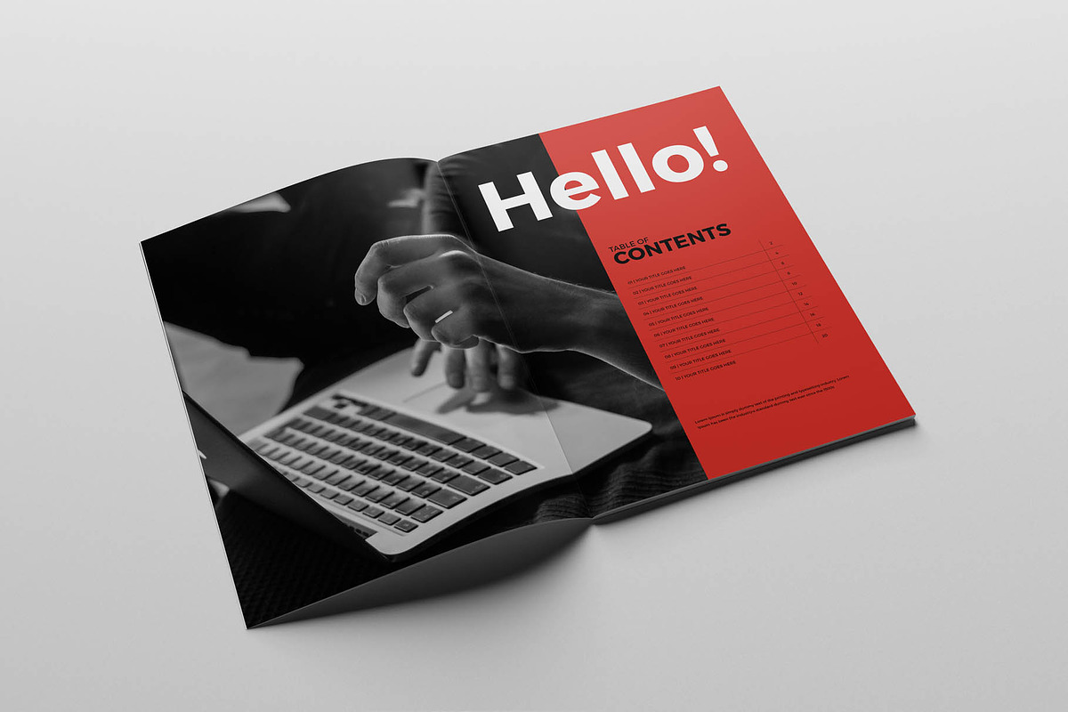 Annual Report Brochure, a Brochure Template by New Lines (Photo 3 of 11)