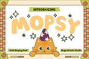 Mopsy - Bold Display Font, a Sans Serif Font by Huge Dream Studio (Thumbnail 1 of 8)