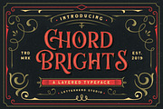 Chord Brights - A Layered Typeface, a Font by Letterhend Studio (Thumbnail 1 of 9)