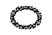Botanical Oval Wreath Frame Bundle, an Illustration by Designer_Momina (Thumbnail 36 of 51)