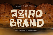 Agiro Brand – Playful Cutout Font, a Handwritten Font by Mahesans Co (Thumbnail 1 of 10)