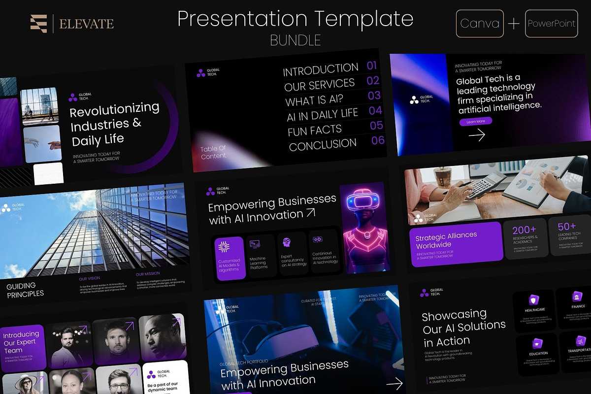 Webinar Slides Presentation Template, a Presentation Template by StudioByElevate (Photo 1 of 5)