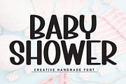 Baby Shower | Script Font, a Script Font by Scratchones (Thumbnail 1 of 8)