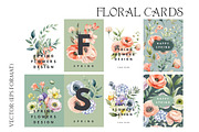 Floral Greeting Cards Templates, a Card Template by Evgeniia (Thumbnail 3 of 4)