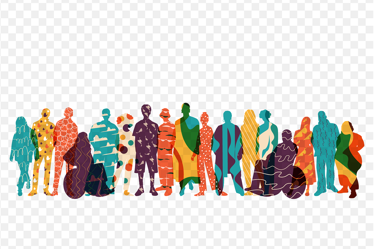 Modern People Silhouettes, a Person Illustration by Stafeeva (Photo 2 of 3)