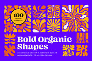 100 Bold Organic Vector Shapes, an Object Graphic by Pencil Twist (Thumbnail 1 of 8)