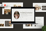 Wedding Invitation - Marriage PPT, a Presentation Template by Deepslide Studio (Thumbnail 1 of 6)