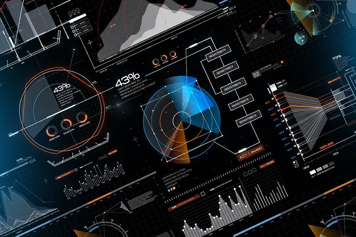 HUD Infographics, an Object Graphic by Pixflow (Photo 1 of 8)