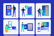 Cyber Security Illustration Set, a Technology Illustration by Brickclay (Thumbnail 7 of 8)