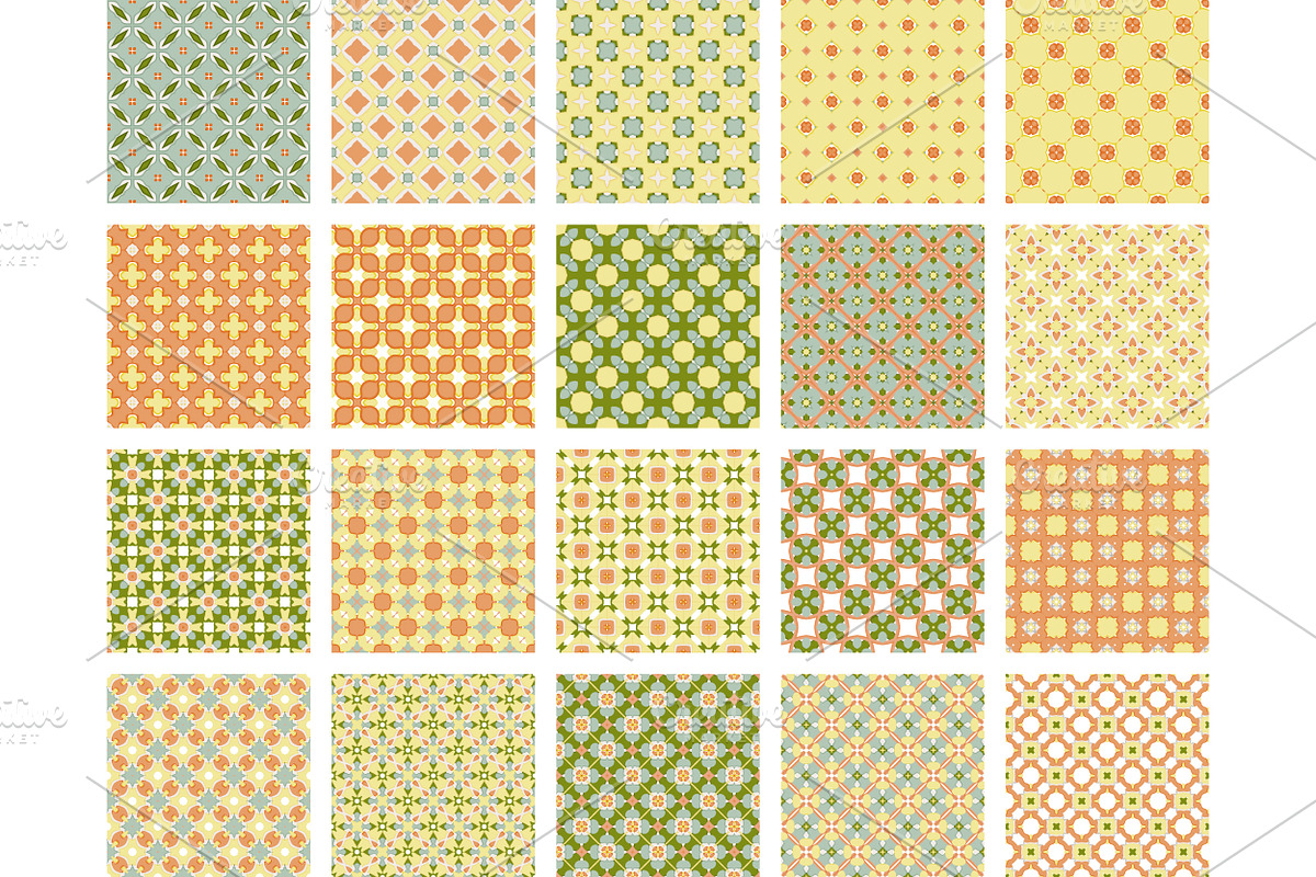 MIEMO geometric seamless patterns., a Pattern Graphic by Peolla (Photo 9 of 10)